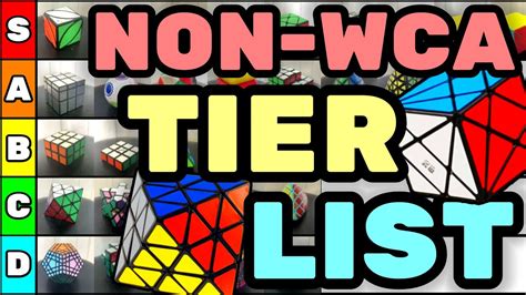 Non Wca Rubiks Cube Tier List Youtube