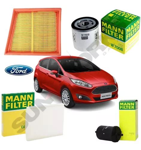 Kit Filtros Revisão New Fiesta 1 5 1 6 2014 2015 2016 2017