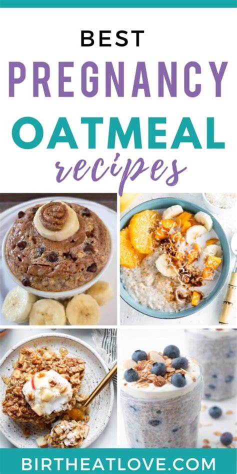 Oatmeal Recipes For Pregnancy Easy Healthy Breakfast Birth Eat Love