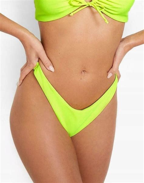 Boohoo ulg Dół Bikini Neonowy Od Xs Ceny i opinie Ceneo pl