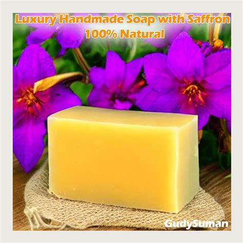 Luxury Handmade Soap With Saffron Keshar Multani Mitti Besan Gram