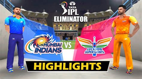 Lucknow Super Giants Vs Mumbai Indians Eliminator Ipl 2023 Wcc3