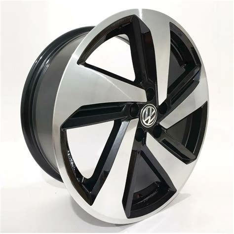 Jogo De Rodas Polo GTS Aro 18 5x100 Tala 7 BRW 1330