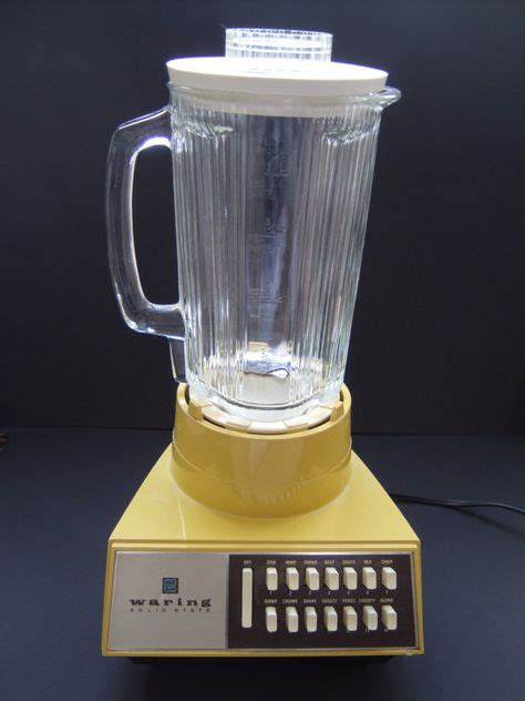 Vintage Waring Blender Vintage Waring Solid State Blender Mustard