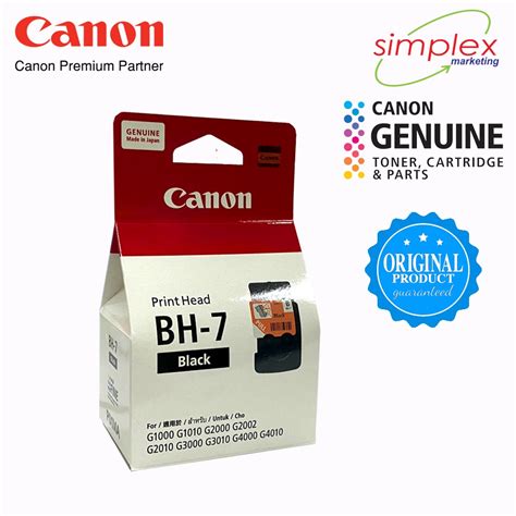 Canon Bh Black Printhead Cartridge For Pixma G G G