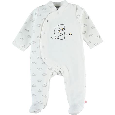 Noukie s Pyjama velours Naissance Timeless Made In Bébé