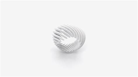 Helix Ring white with box - Assa Ashuach Studio