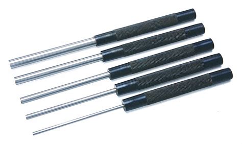 Long Drive Pin Punch Set8 Lsteel Grainger