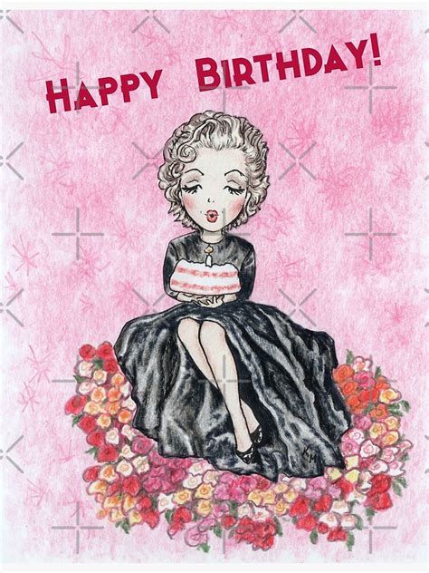 Happy Birthday Card Marilyn Monroe A Timeless Icon