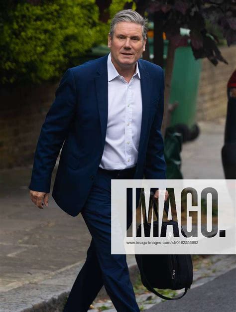 July 8 2022 London United Kingdom Leader Of The Labour Party Keir Starmer Leaves His Home In