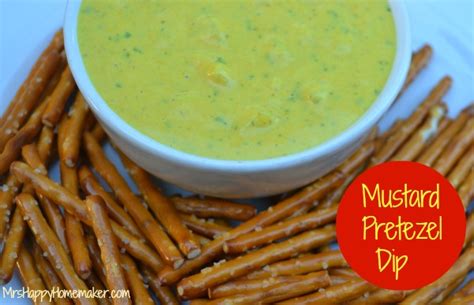 Mustard Pretzel Dip - Mrs Happy Homemaker