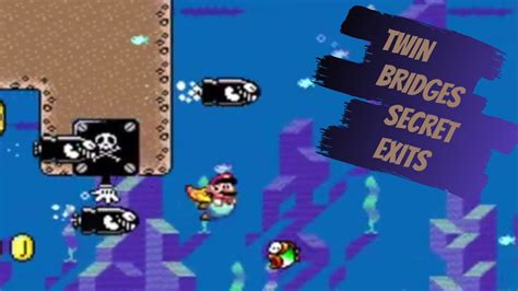 SNES Super Mario World Twin Bridges Secret Exits No Commentary YouTube