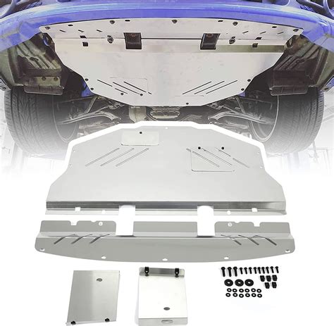 Kojem Aluminum Engine Splash Shield Under Tray Skid Plate Compatible