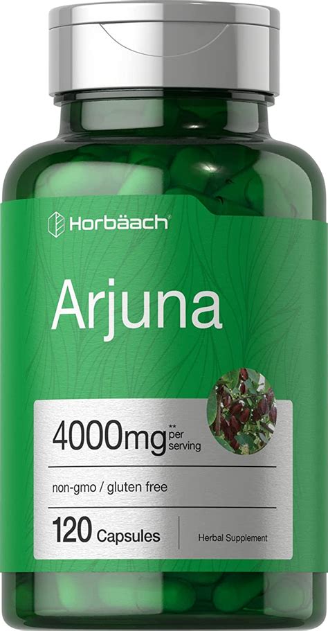 Arjuna Capsules Mg From Arjuna Bark Herb Extract By Horbaach