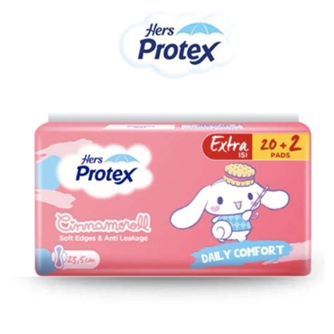 Jual Hers Protex Daily Comfort Day Pembalut Wanita Cinnamoroll Bag Isi