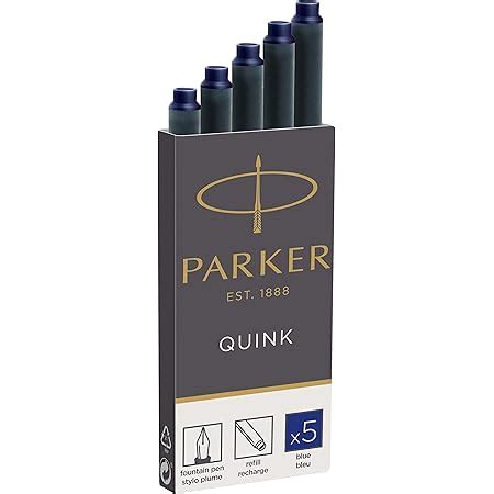 Parker Quink F Llertinte Im Tintenfass Blau Ml Amazon De