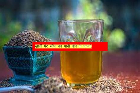 Fennel Water खाली पेट सौंफ का पानी पीने के 4 सबसे बड़े और जबरदस्त फायदे