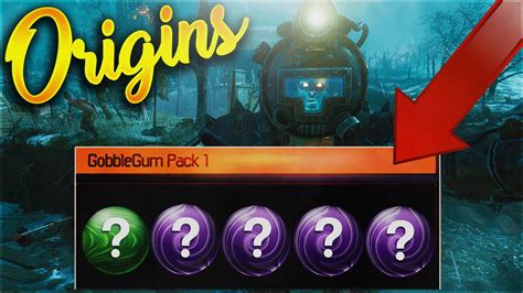 Best Gobble Gum Pack For Origins Remastered Easter Egg Black Ops