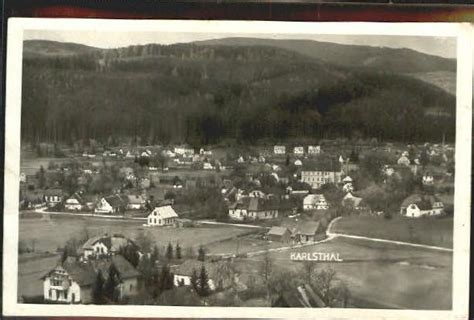 Postkarte Carte Postale Karlsthal Karlovice Ve Slezsku