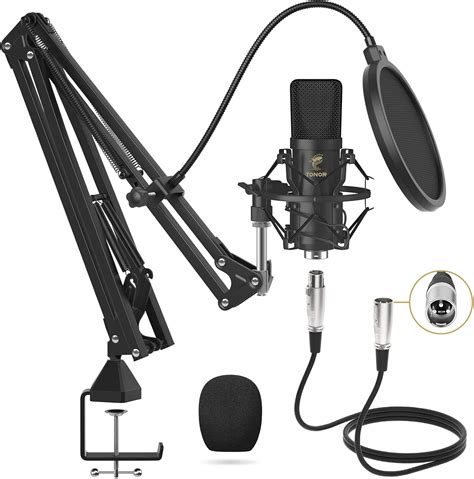 XLR Tonor Micrófono de condensador Kit de micrófono de estudio