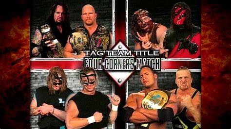 The Undertaker Stone Cold Vs Kane Mankind Vs New Age Outlaws Vs