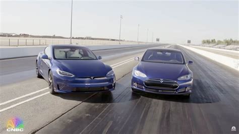 Jay Leno Breaks The Mile World Record In A Tesla Model S Plaid