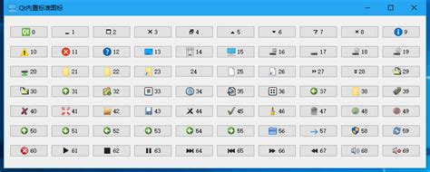 Qt内置的icon资源 Csdn博客