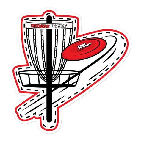 Flat Disc Golf Basket Decal – Freeze Tag Store