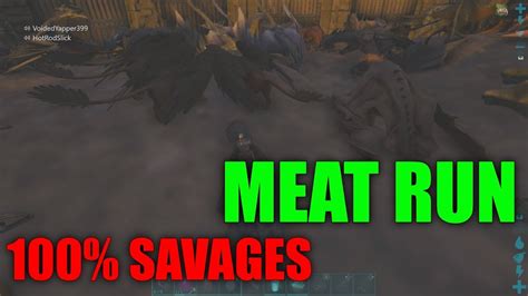 Meat Running 100 Savages Xbox Official Ark YouTube