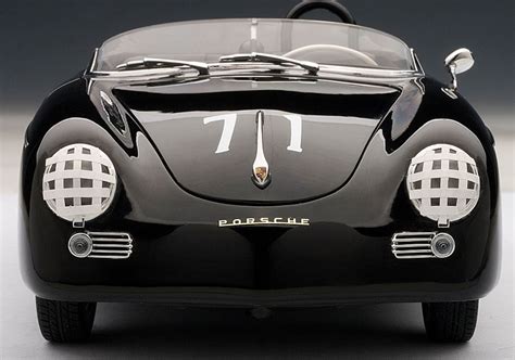 1/18 AUTOart Porsche 356 1600 Super SPEEDSTER #71 STEVE MCQUEEN VERSION (BLACK) Diecast Car ...