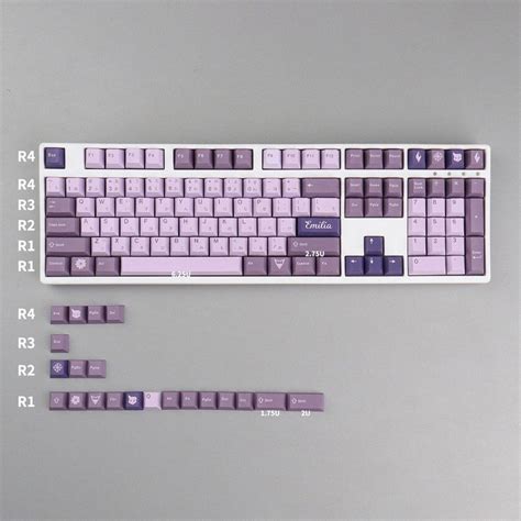 Gmk Frost Witch Keycaps Cherry Profile Keys Pbt Dye Sub Keycap For