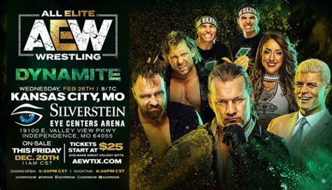 Aew Announces Dynamite Taping In Kansas City 411mania