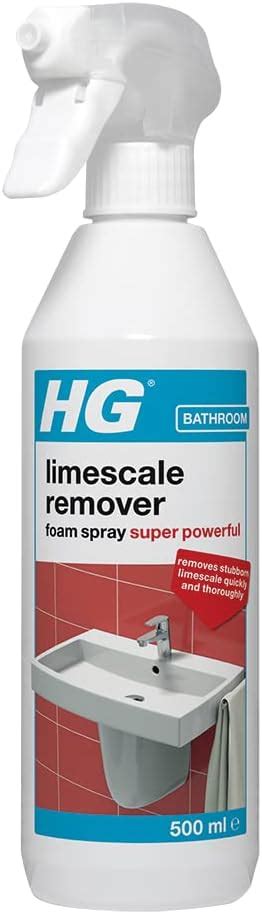 Hg Limescale Remover Foam Spray Super Powerful Sink Tap And Toilet