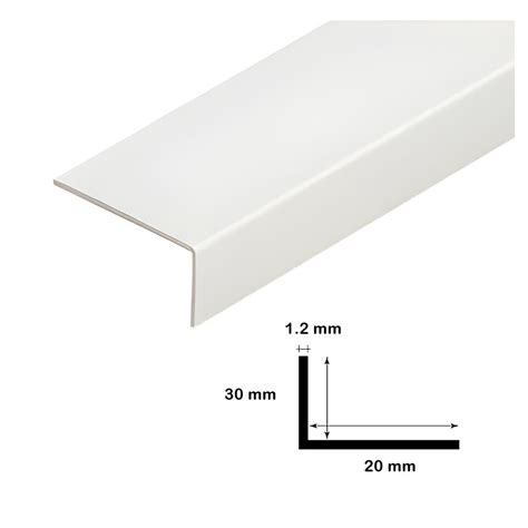 Shop Top Quality M Unequal White Plastic Pvc Corner Degree Angle Trim