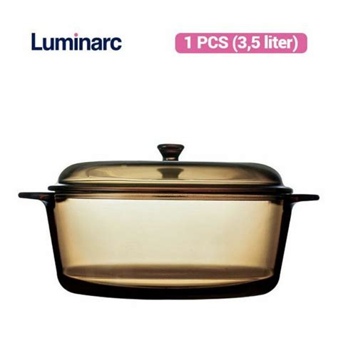 Jual Luminarc Vitro Amberline Blooming Casserole Liter Shopee