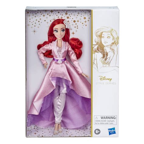 Disney Princess Style Series 07 Ariel Fashion Doll In Modern Style With Earrings And Shoes