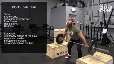 Block Snatch Pull Weightlifting YouTube