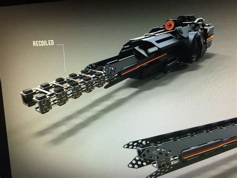 Recoiled RailGun Weapon Concept Art Guns Concept Art