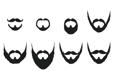 Mustache And Beard Vectors Vector Art At Vecteezy