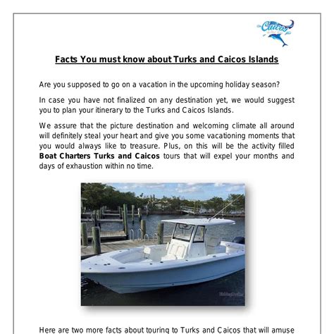 Facts You must know about Turks and Caicos Islands.pdf | DocDroid