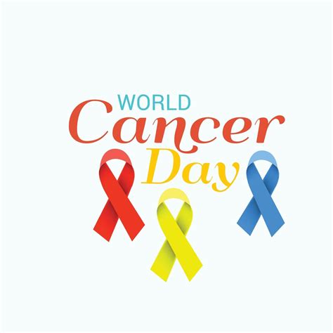 World Cancer Day Awareness Banner With Ribbons 2259750 Vector Art At