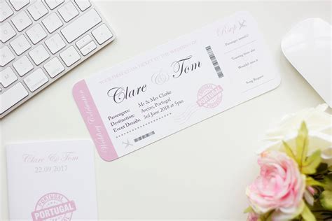 Boarding Pass Invitation