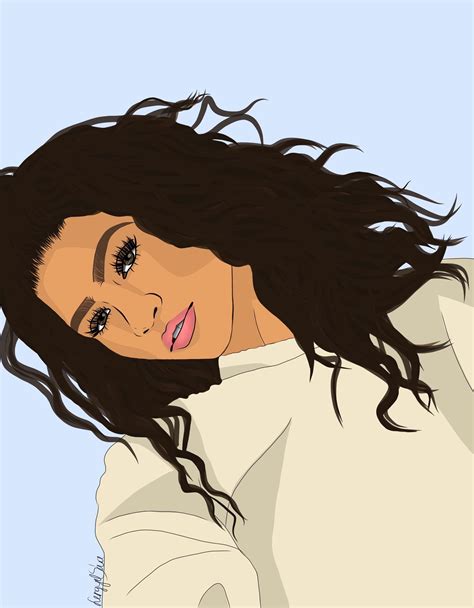 Zendaya Cartoon Cartoon Illustration Disney Characters