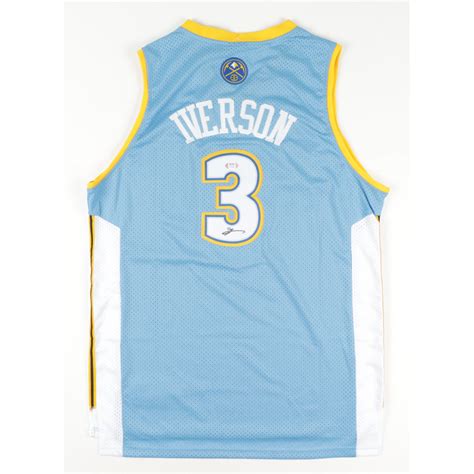 Allen Iverson Signed Nuggets Jersey (PSA) | Pristine Auction