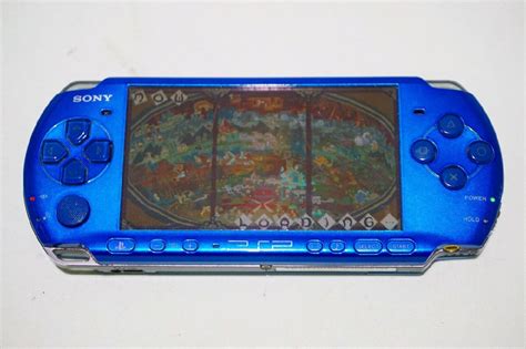 【傷や汚れあり】【質banana】中古・動作品 Sonyソニー ポータブルゲーム機 Psp3000 ブルー 通電・簡易動作確認済み