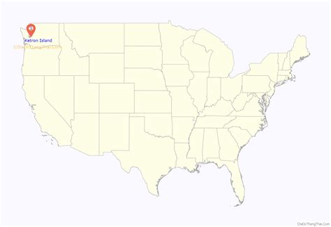 Map of Ketron Island CDP