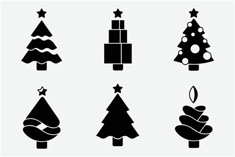 Christmas Trees Silhouette Vector Graphics 35043265 Vector Art At Vecteezy