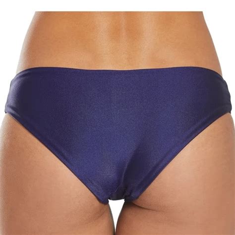 Maaji Swim Maaji Blue Depth Sublime Reversible Bikini Swim Bottom