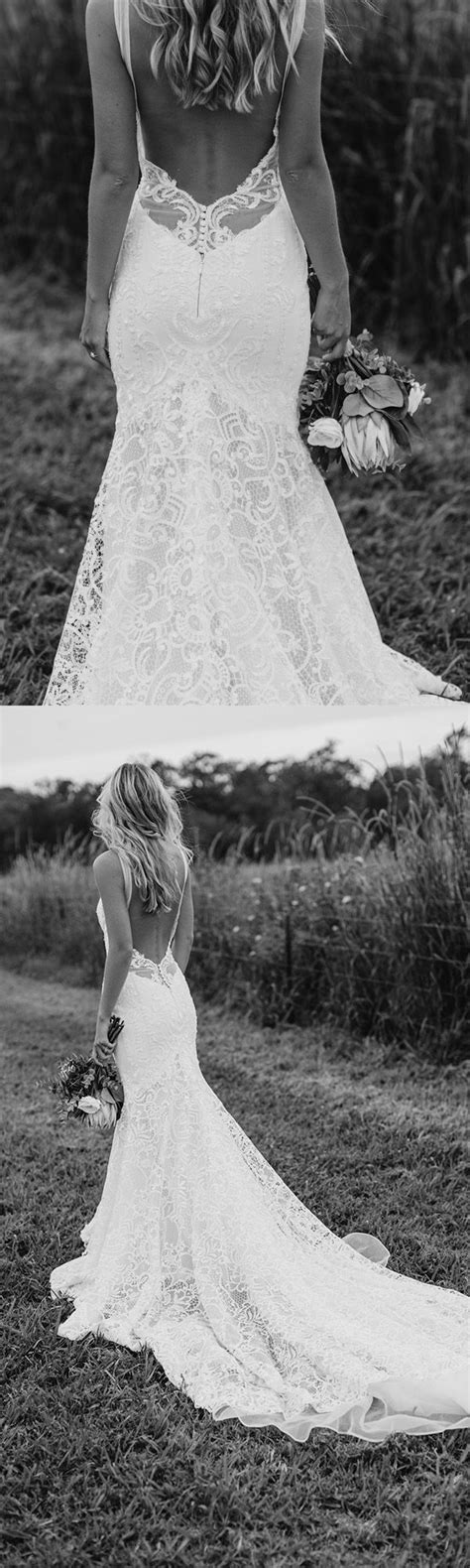 Stunning Open Low Back Wedding Dresses For Brides Low Back