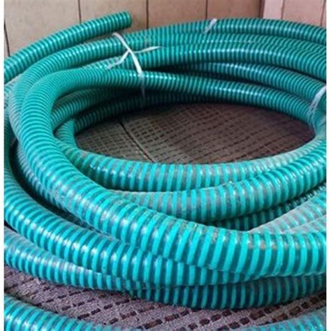 Green 6 Inches Round Shape Flexible Pvc Suction Water Hose At Best